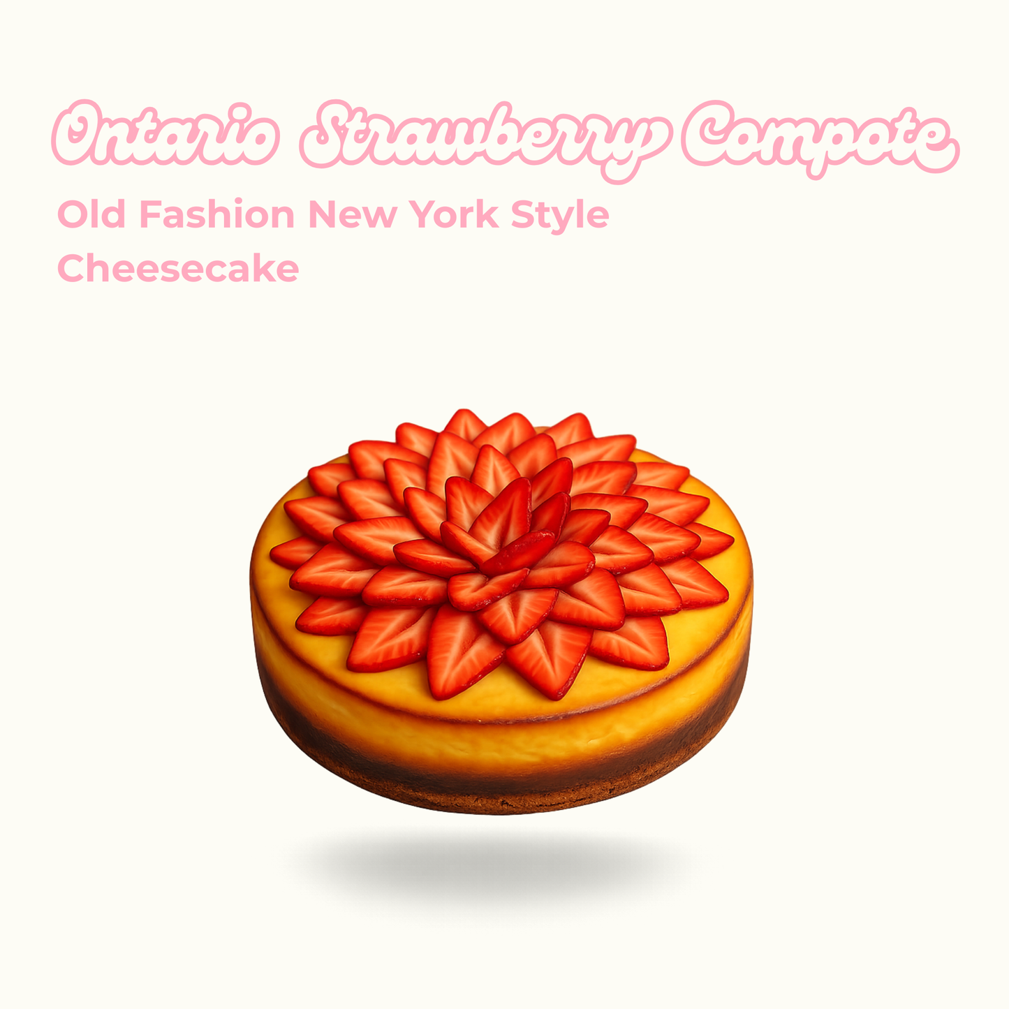 Old Fashioned New York Style Cheesecake 4"