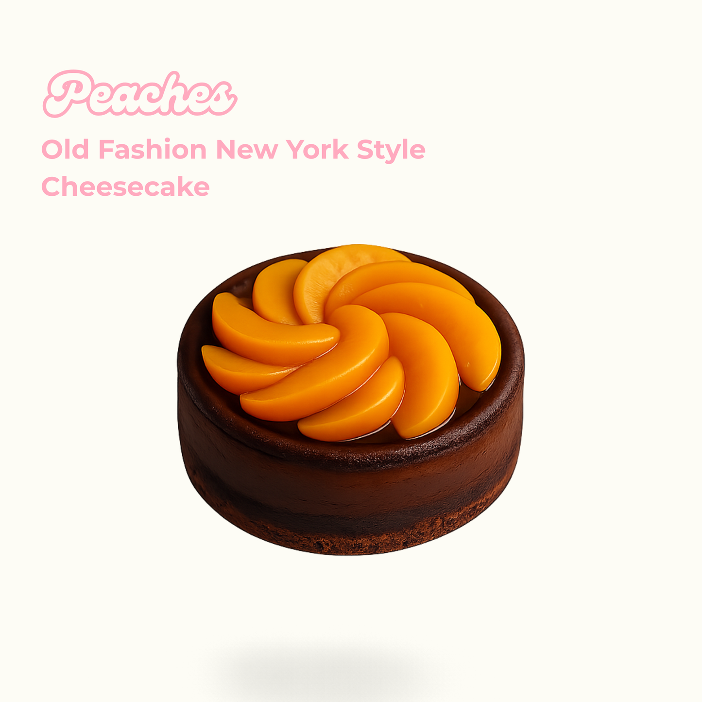 Old Fashioned New York Style Cheesecake 4"