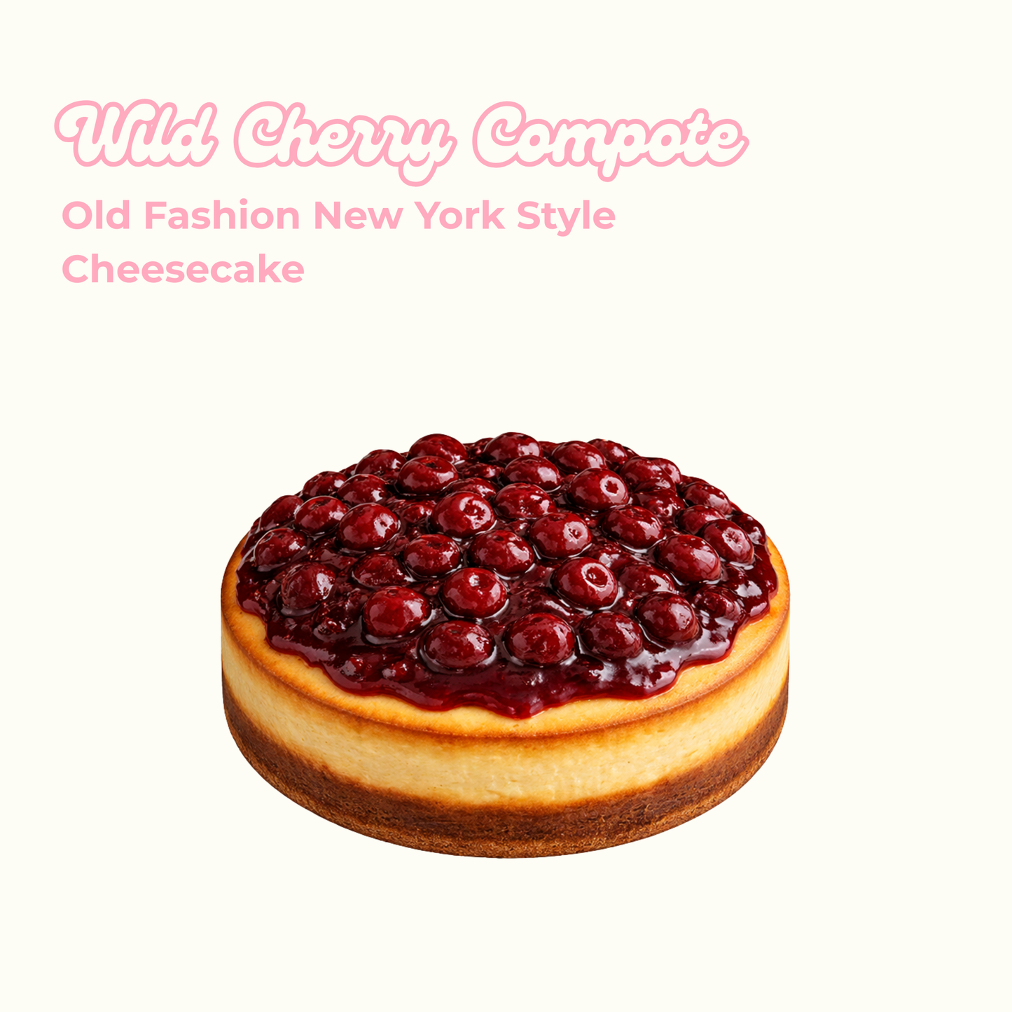 Old Fashioned New York Style Cheesecake 8"